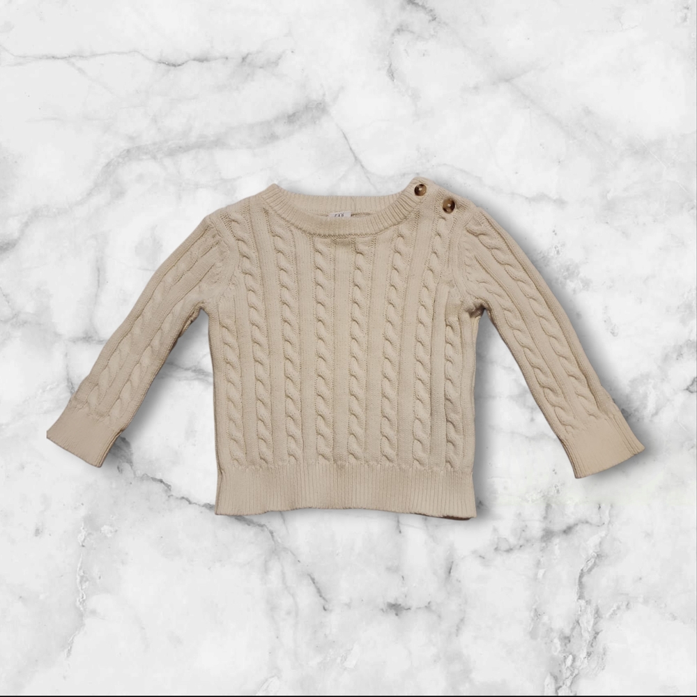 GAP Baby Cream Knit Sweater